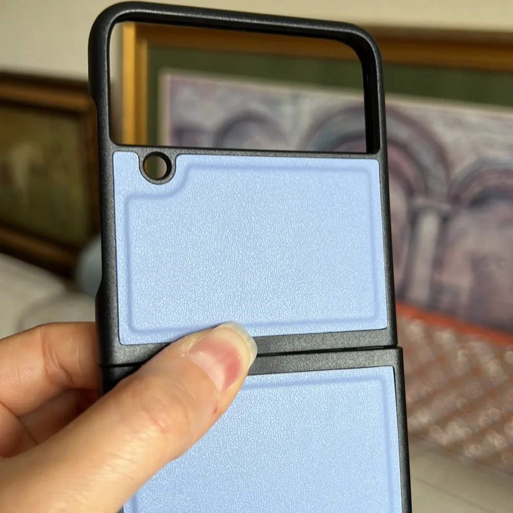 For Samsung Galaxy z flip4 5G genuine leather phone case